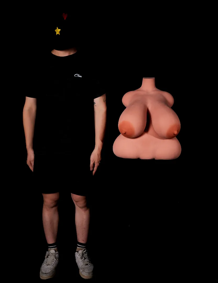 Torso Patung Seks Ebony BBW